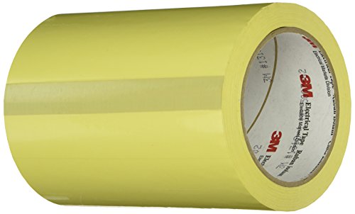 3M 1318-1 Yellow Electrical Tape, 0.5