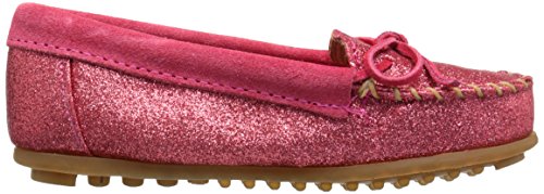 Minnetonka Glitter Moc,Hot Pink,4 M Us Big Kid #TOP5