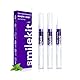 Zahnaufhellung Stift (3 Stück)- Sofort Bleaching für weißere Zähne, Teeth Whitening Pen gegen Kaffee-Tee-Nikotinverfärbungen, Zähne aufhellen mit purpurnem Gel (Schnellwirkend & Minzaroma)