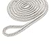 Attwood Double Braided Fender Line 1/4", White