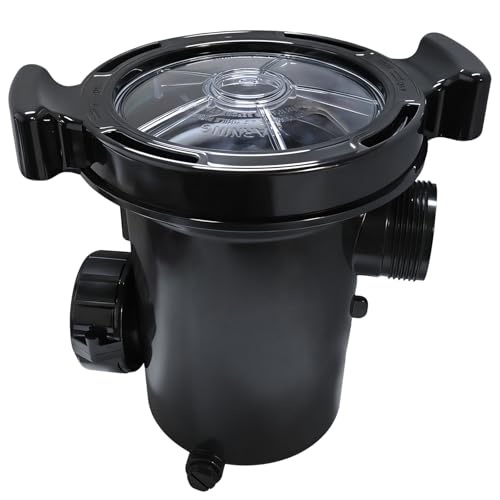 HSJAWA 310-6500B Pool Pump Strainer Housing with Lid & Basket Compatible with Waterway Hi-Flo/Hi-Flo II Pumps 310-6500B Pump Housing Designed for Swimming Pool and Spa Pumps