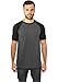 Produktbild Urban Classics Herren Raglan Contrast Tee T-Shirt, Charcoal/Schwarz, 2XL