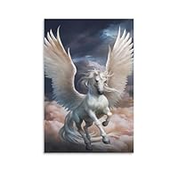 ペガサス絵画 ベレロフォン、ペガサスに乗って、チマエラを倒した、天井のフレスコ画