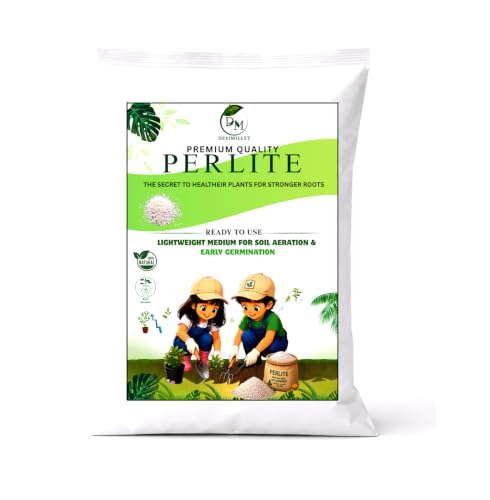 DESIMILLET Premium Perlite for Plants | Lightweight Soil Conditioner & Aeration Medium | Improves Drainage, Root Growth & Seed Germination | Ready to Use Gardening Perlite (250g)