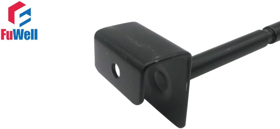 2pcs Slatwall Hooks 290mm Length Supermarket Display Hook Hanger Fit 30x15mm Square Tube Display Hooks - (Color: White)