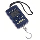 CAPACITÉ DE PESAGE: Balance électronique portable avec une capacité maximale de 50 kg (110 lb), idéale pour peser vos prises de pêche, bagages de voyage et autres objets.