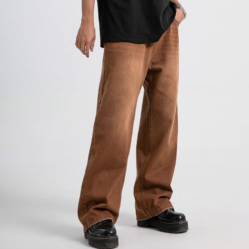 Men's Baggy Jean Vintage Hip Hop Jeans Causal Dance Skateboard Denim Pants3