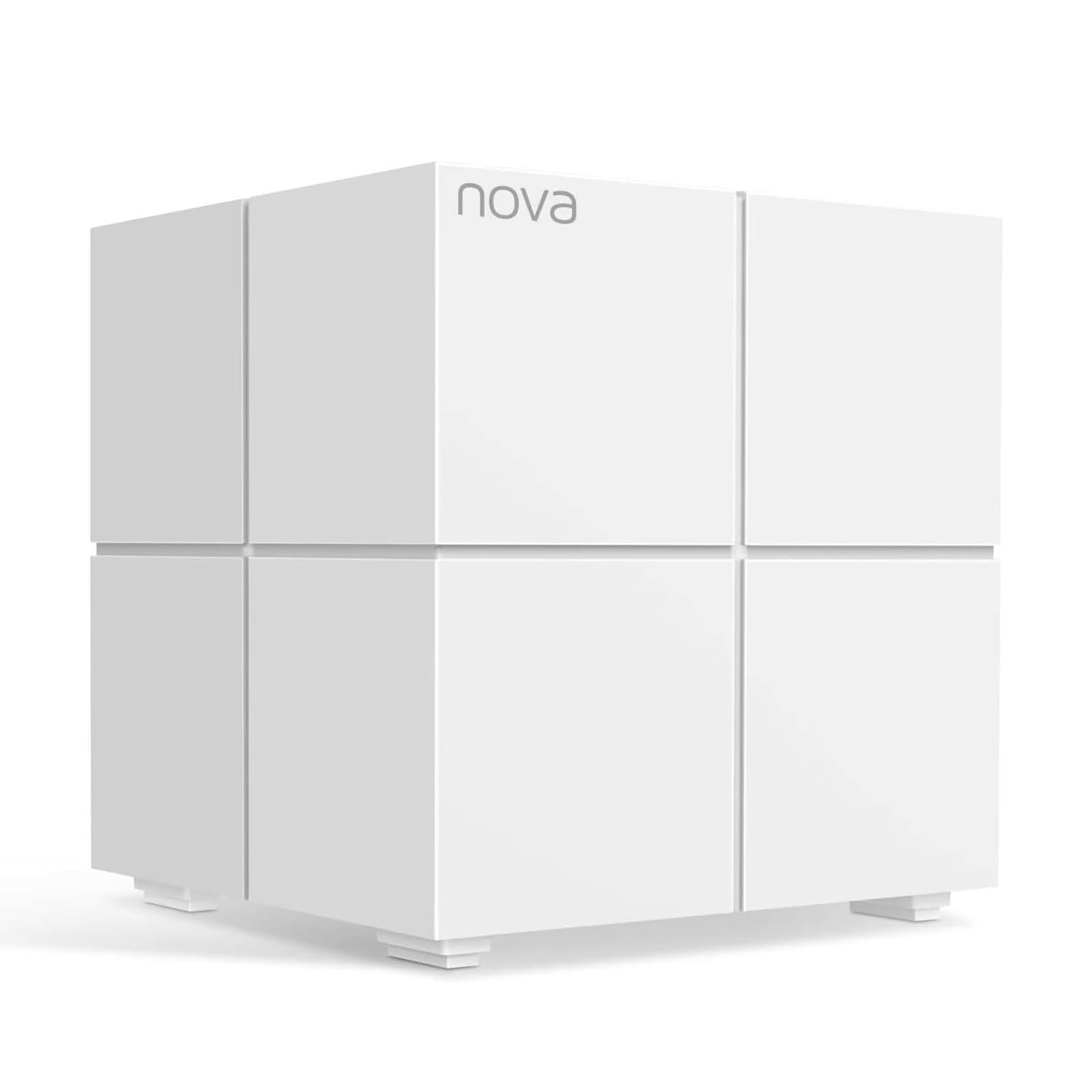 Tenda WiFi Mesh Nova MW6(1 Paquet) AC1200 - Système WiFi Mesh pour Toute la Maison - Couverture de 100㎡(1100ft²)- 2 Ports Gigabits - Contrôle Parental - Compatible avec Toute Les Box