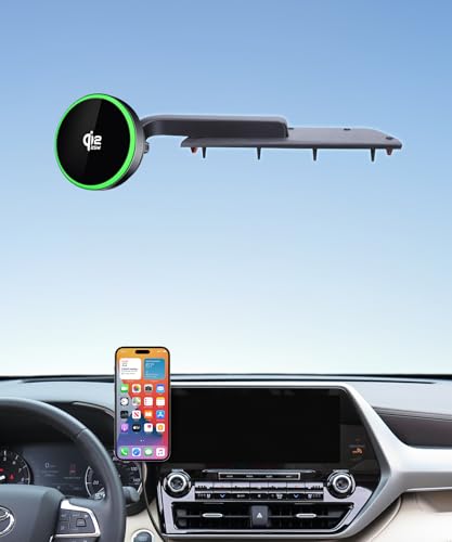 Soporte magnético coche para Toyota Highlander Hybrid cargador inalámbrico rutas y viajes