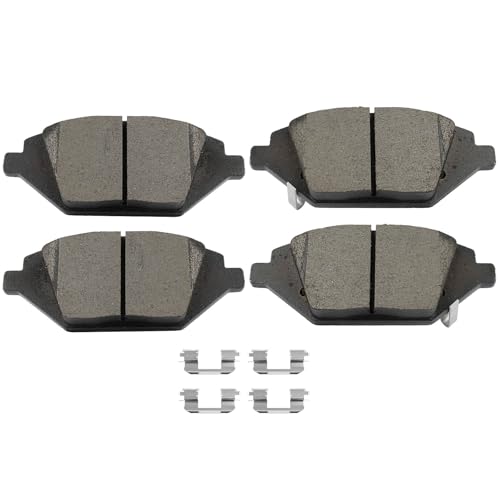 Image of SCITOO D1864 Front Ceramic Brake Pads Sets w /Hardware Replacement For Chevrolet For Spark 2016-2022