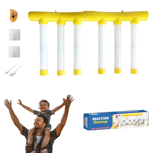 JOYVOVO Catching Sticks Game, Drop Stick Game, Juegos de atrapar Palos, Juego De Entrenamiento De Reacción De Coordinación Ojos-Mano, Juegos Interactivos de Interior de Reacción Niños y Adultos