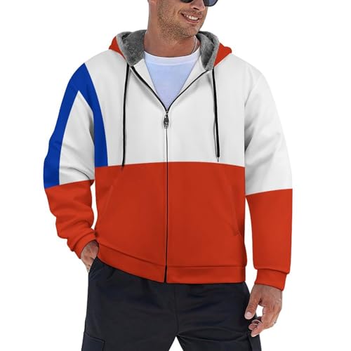 Sudadera con capucha para hombre con cremallera, la solución perfecta contra el frío