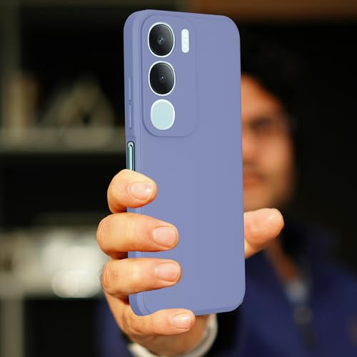 Image of A rtistque Back Cover Case for Vivo Y29 / Vivo Y19s with Camera Protection | Shockproof TPU|Stylish Protective Design|Slim Fit|Ultra Matte| Back Cover - Blue