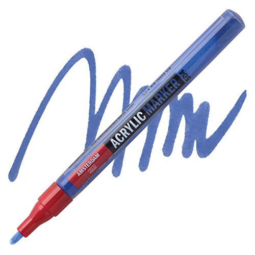 Amsterdam - Marker De Pintura Acrílica Punta 2 Mm Ámsterdam Azul Ultramar En Oferta Amsterdam Ac Rotulador 1-2Mm.504-Azul Ultramar