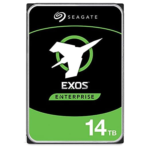 Seagate Exos X16 14TB 7200 RPM SATA 6Gb/s 256MB Cache 3.5-Inch Internal Data Center HDD Enterprise Hard Drive (ST14000NM001G)