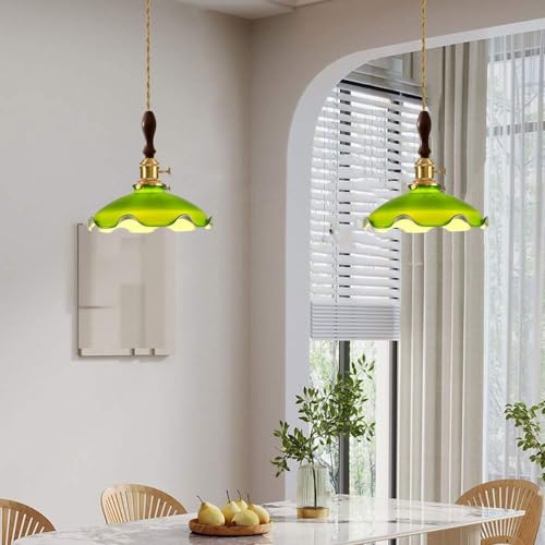 Lámparas de cristal para isla de cocina que transforman tus cenas 6
