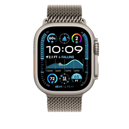 Image of Apple Watch Band - Milanese Loop - 49mm - Natural - Medium