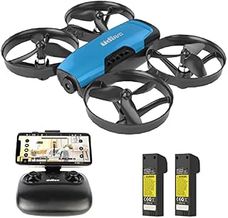 Cheerwing Mini Drone for Kids with 720P Camera, Indoor RC Quadcopter FPV Drones Toys Gifts for Boys Girls Altitude Hold, Headless Mode 2 Batteries (Blue)