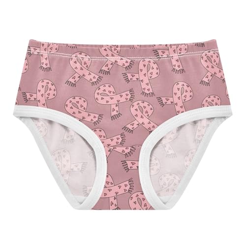 Little Girl Underwear Toddler Panties Kids Undies Ribbon Scarves Soft Cotton Briefs 2T-8Y