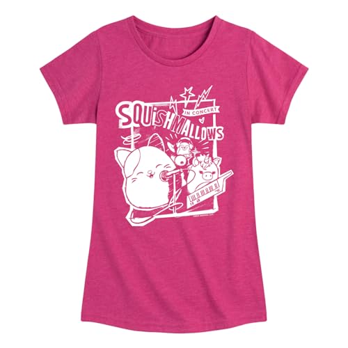 HYBRID APPAREL Squishmallows - Concert - Youth Girls Short Sleeve T-Shirt