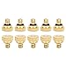 Fdit Ugelli di nebulizzazione in Ottone da 10 Pezzi, ugello per Sistema di nebulizzazione per nebulizzazione Esterna a Bassa Pressione per Acqua di Rubinetto da 0,2 mm
