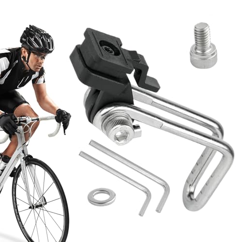 Generic - Bikes Fork Light Mount - Aluminium Clamp, Stylish Front Bracket | Versatile Bi Cycle Lamp Holder for Headlight, Cycling Accessory for Road Bikes, Lightweight Fixing for Forks