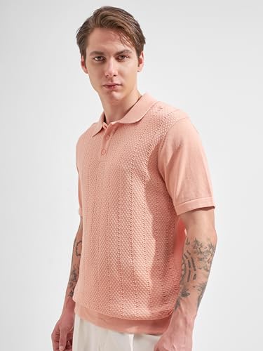 Image of Highlander Men's Polo Tshirt | Flat Knit | Regular Fit | Polo T-Shirt for Man
