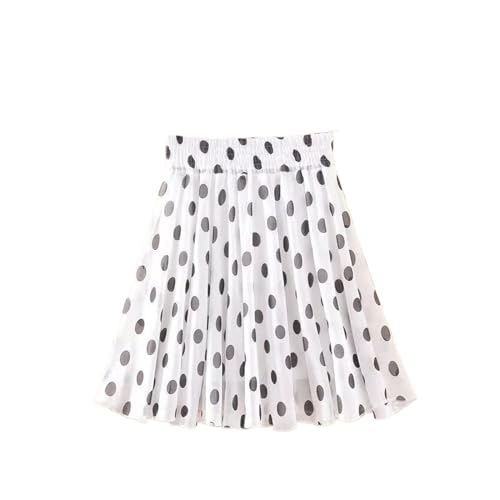 Jupe en mousseline de soie anti-plis pour rester élégante en voyage, style floral taille haute S