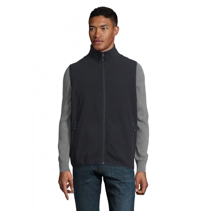 Veste Micropolaire sans manche pour randonnée et travail SOL'S Marine 2XL
