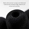 Microphone Windscreen Pop Filter, 10 Pack Soft Foam Microphone Covers, Noise & Wind Reduction Shield for Headset Mics #2