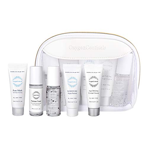 OxygenCeuticals Age Defying Kit, Daily AM&PM Skincare Kit, 5 products, Travel friendly