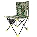 YaNanHome Krzesło składane, średni, przenośny stołek wędkarski z oparciem, taboret ze szkicem artystycznym (kolor: kamuflaż Colour)