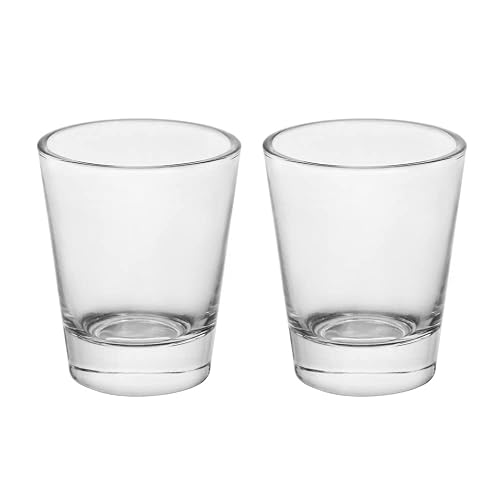 Heavy Base Shot Glasses, 1.5 oz Sets of Clear Shot