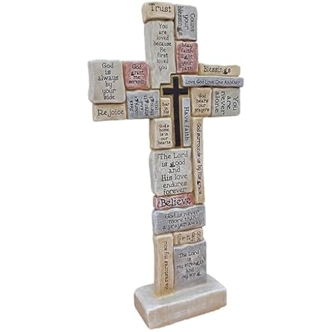 Inspirational Standing Christian Cross Ornament Cover