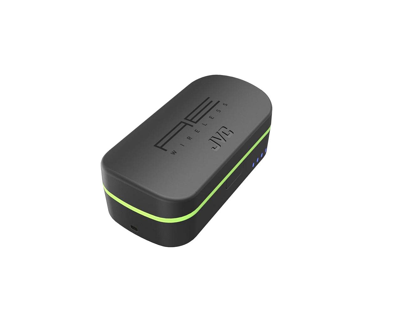 JVC Auricolari in ear AE sport con gancio mobile (Pivot Motion), Truly wireless completamente senza fili, Nero