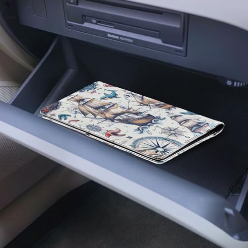 Organizador para carro de cuero miniatura 5