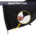 SUNCREAT Hammock Cover, Water-Resistant Polyester Hammock Stand Cover for 11-12ft Stand, Black