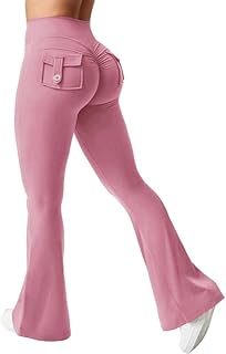deportivas para fitness, pantalones de yoga, color rosa , L
