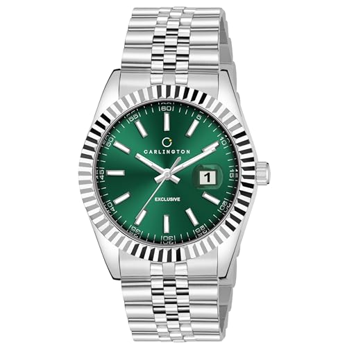 Carlington Analog Men's Watch Green - Image 2