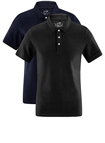 Oodji Ultra Uomo Polo in piqué (Pacco di 2)