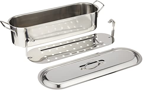 Norpro Stainless Steel Fish Poacher 18" X 4.5" Mirror Finished Stainless Steel - Image 5