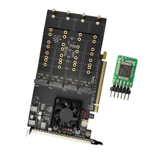Carte d'extension PCIe SSD U.2 GPU Plx8749 adaptateur stockage informatique