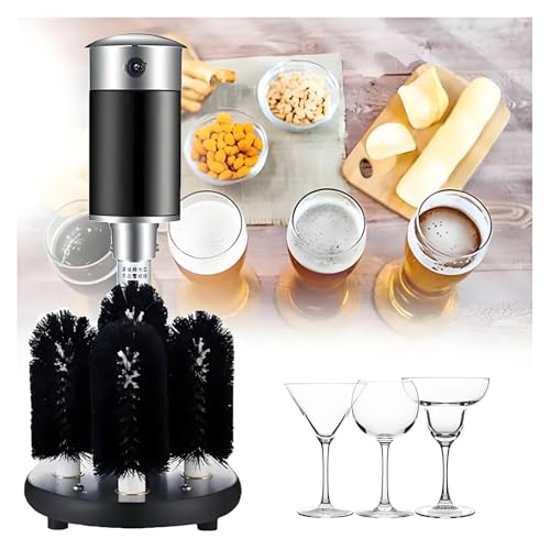 Automatyczna myjka do szkła, elektryczna maszyna do czyszczenia kubków, konstrukcja ze stali nierdzewnej, cicha praca, wodoodporna, bez martwych kątów
