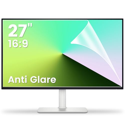 F FORITO 2-Pack 27 inch 16:9 Matte Anti Glare Computer Screen Cover Anti Glare Eye Protection Film Compatible with All 27 Widescreen Monitors with 16:9 Aspect Ratio (23.5W x 13.3H)