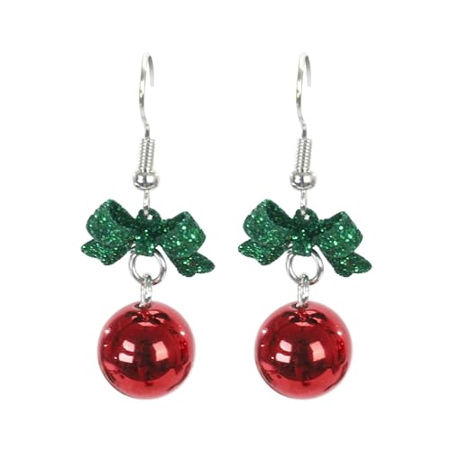 Weihnachtsohrringe Silber 925 Ohrstecker Damen Mädchen Glitzer Weihnachten Ohrringe mit Weihnachtsmotiv Weihnachtsbaum Rentiere Schneemann usw. zur Auswahl