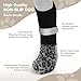 Adiwo Hundesocken Anti Rutsch, 2 Paar Hunde Socke, Hundeschuhe Mit Verstellbaren Riemen, Hundeschuhe Pfotenschutz Outdoor Inneneinsatz, XS