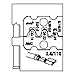 GEDORE 8140-09 Module Insert for Flat Plugs 2.8