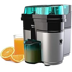 Exprimidor De Naranja Para Negocio Cecotec Exprimidor Naranjas eléctrico EssentialVita Twice Black. 90 W, Doble Cabezal y Cortador, Filtro para Pulpa, Vaso 500ml, Piezas aptas para lavavajillas