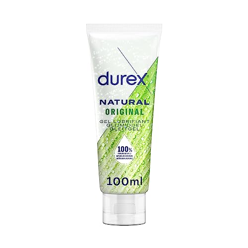 Durex - Gel Lubrifiant 100% d'origine Naturel - Formule Originale - 100ml (Natural Original 100 ml)