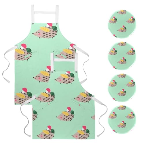 Tablier de cuisine lot de 2 anti-taches pour le nettoyage de la maison et la cuisine